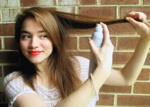 Dry Shampoo 2 - how to make a wig less shiny