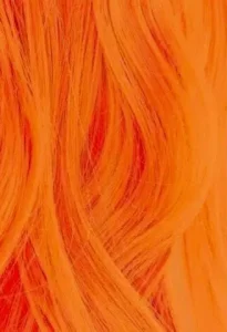 Orange wig color