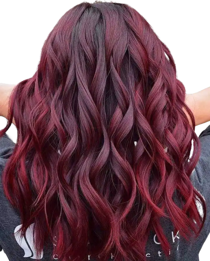 burgundy wig color