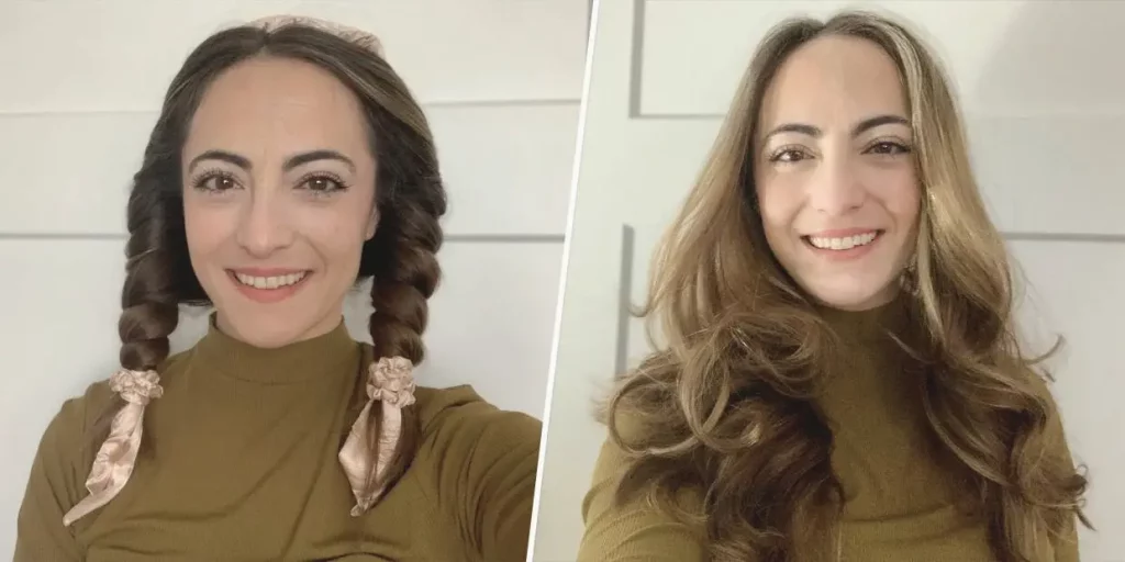 Curling headbands trick to curl hair extension