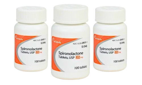 Spironolactone treatment for thin hair