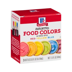 Food colouring for to color synthetic hair