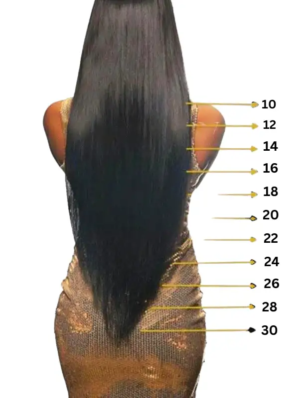 How long is a 24-inches wig detailed guide