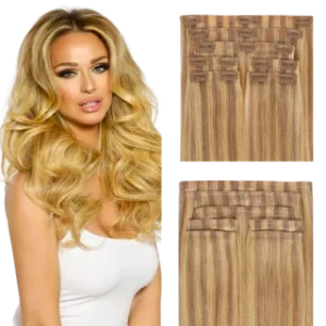 The clip-in extensions are a temporary option to give a more charismatic look within 5 minutes