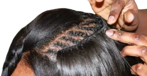 Sew-in weave wig type