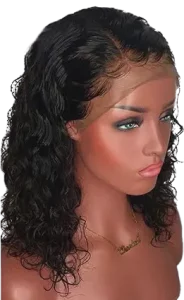 Anisah Full Lace Human Hair Short Wigs Curly for Women