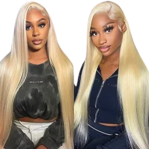 FASHION PLUS 613 Full Lace Wig Human Hair Straight Blonde
