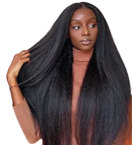 ISEE Wear and Go Glueless Wigs Human Hair Pre Plucked Kinky Straight Lace Front review