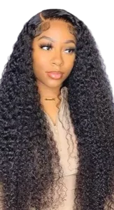 Ibntohat HD transparent deep wave lace front wig -